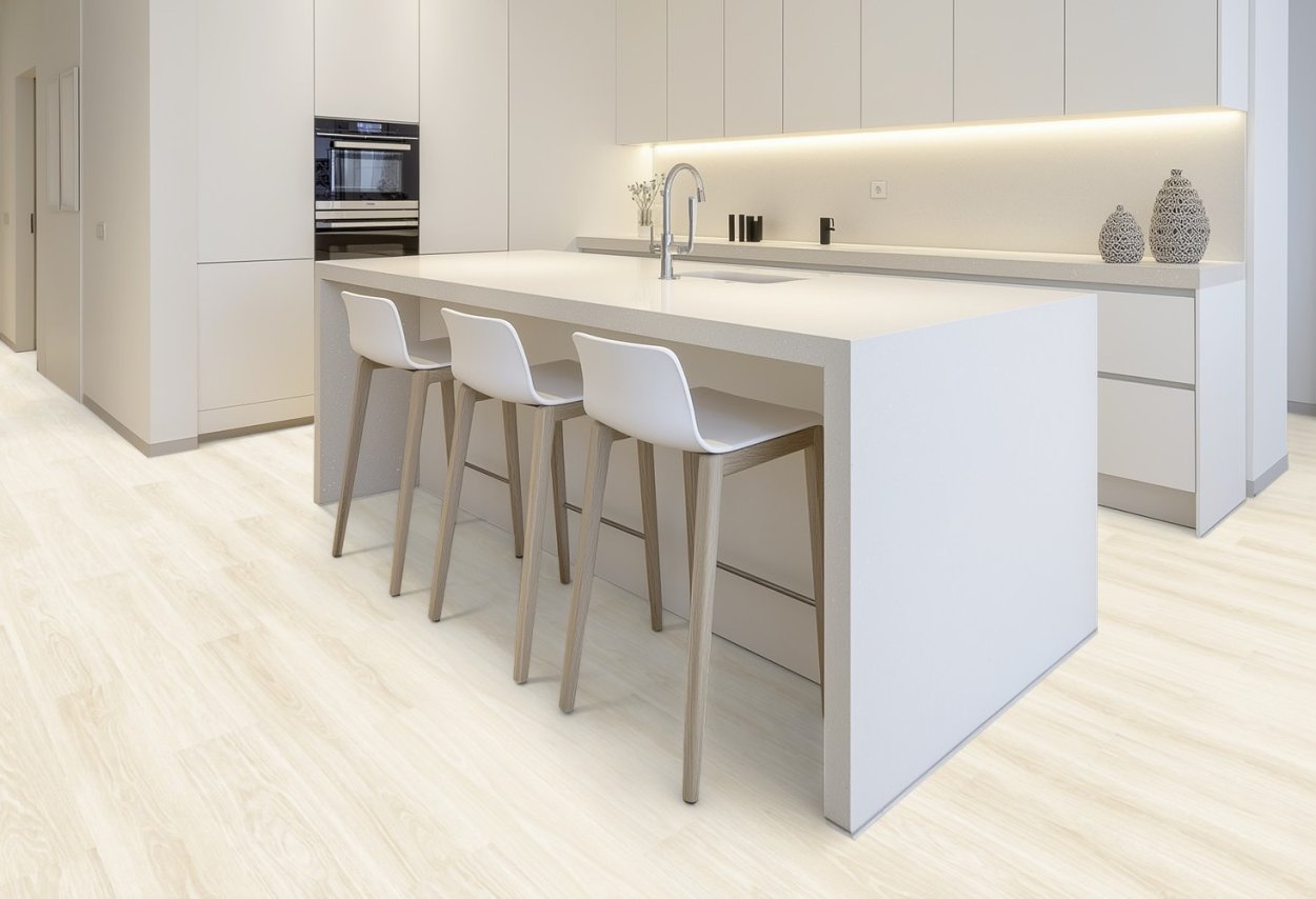 Korková podlaha plovoucí Wood Natural Haven Oak Light Sand