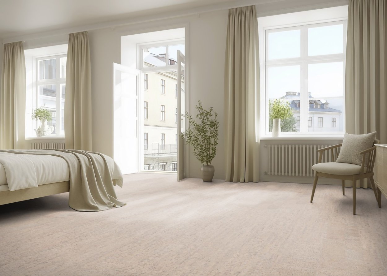 Korková podlaha Premier Cork Kompozit Trendy římská bílá