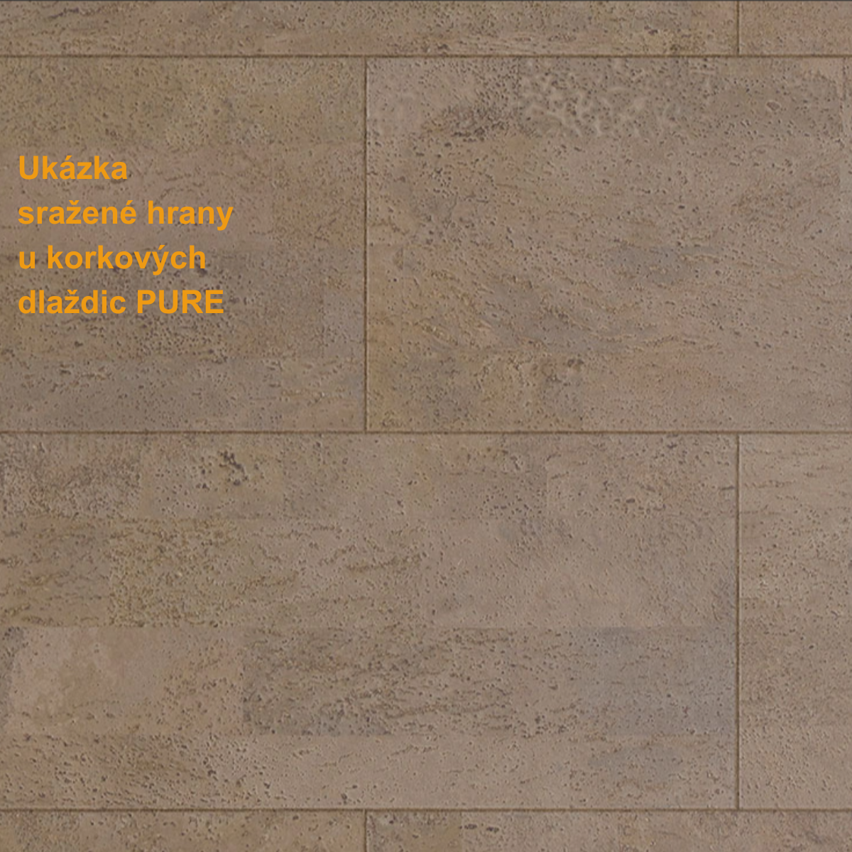 Korková podlaha PURE Traces Natural