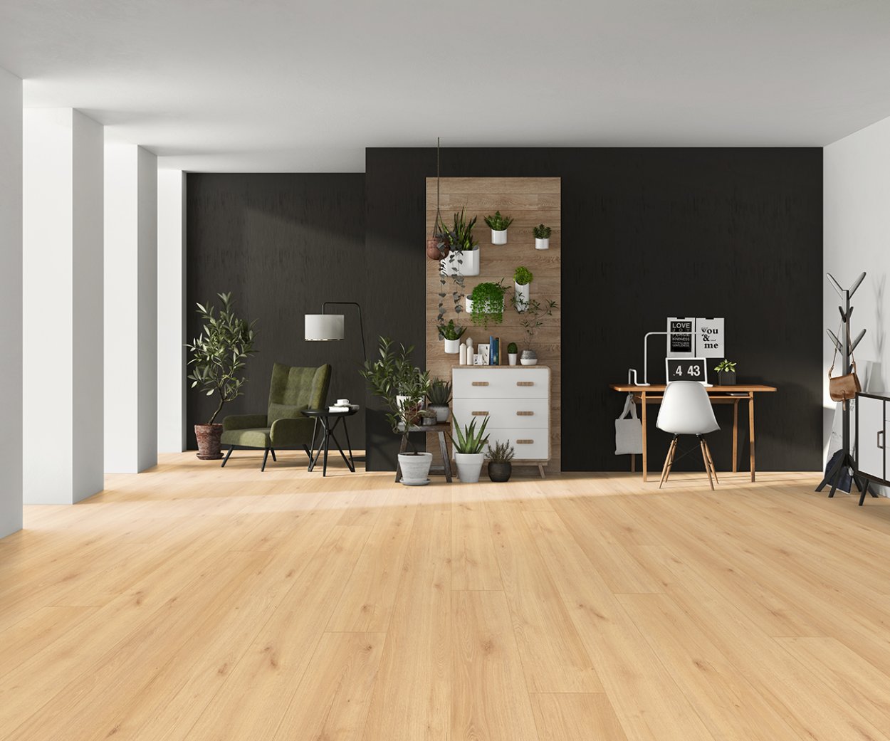 Laminátová podlaha Eterna LOC8 AQUA XL Dub Chambord