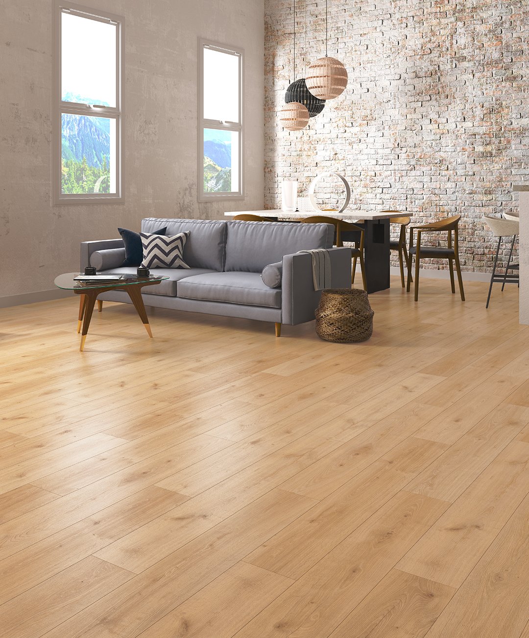 Laminátová podlaha Eterna LOC8 AQUA Dub Mondo