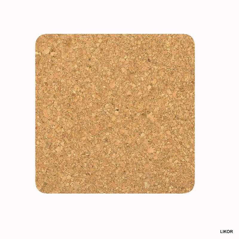 Korkové prostírání ČTVEREC 15 cm